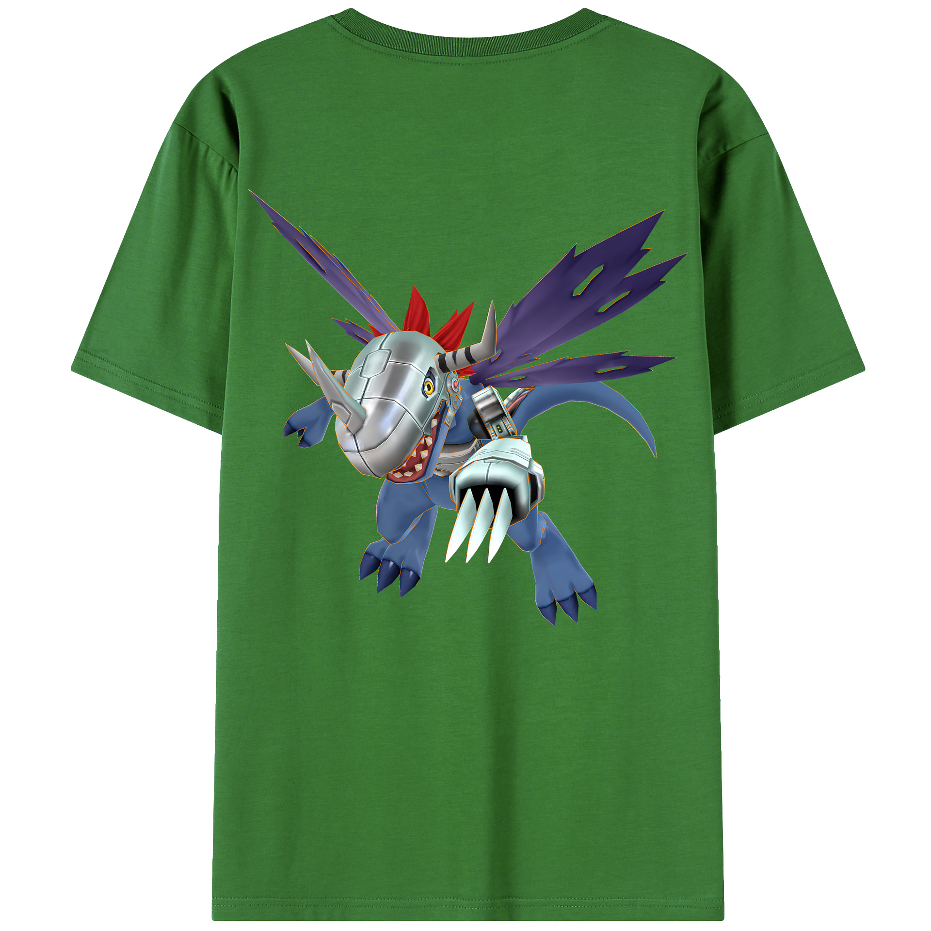 （画像用） Digimon デジタルモンスター/デジモン レディース半袖Tシャツ(バックプリント)